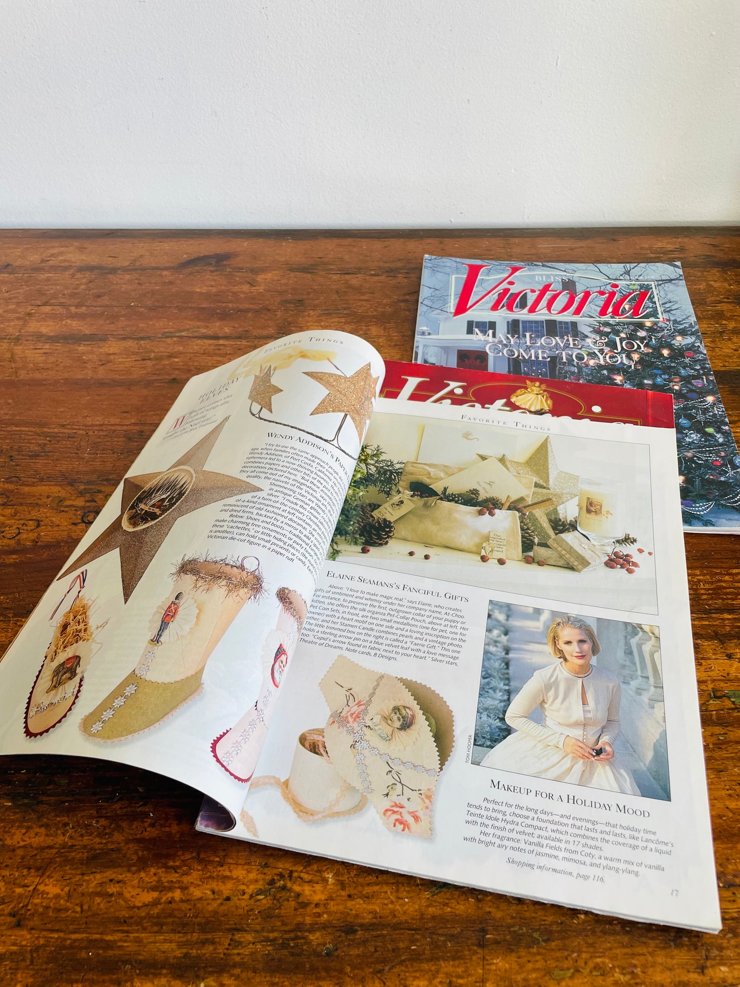 Vintage Collection of Victoria Christmas Magazines - December 1996, 1998, 1999 - Set of 3