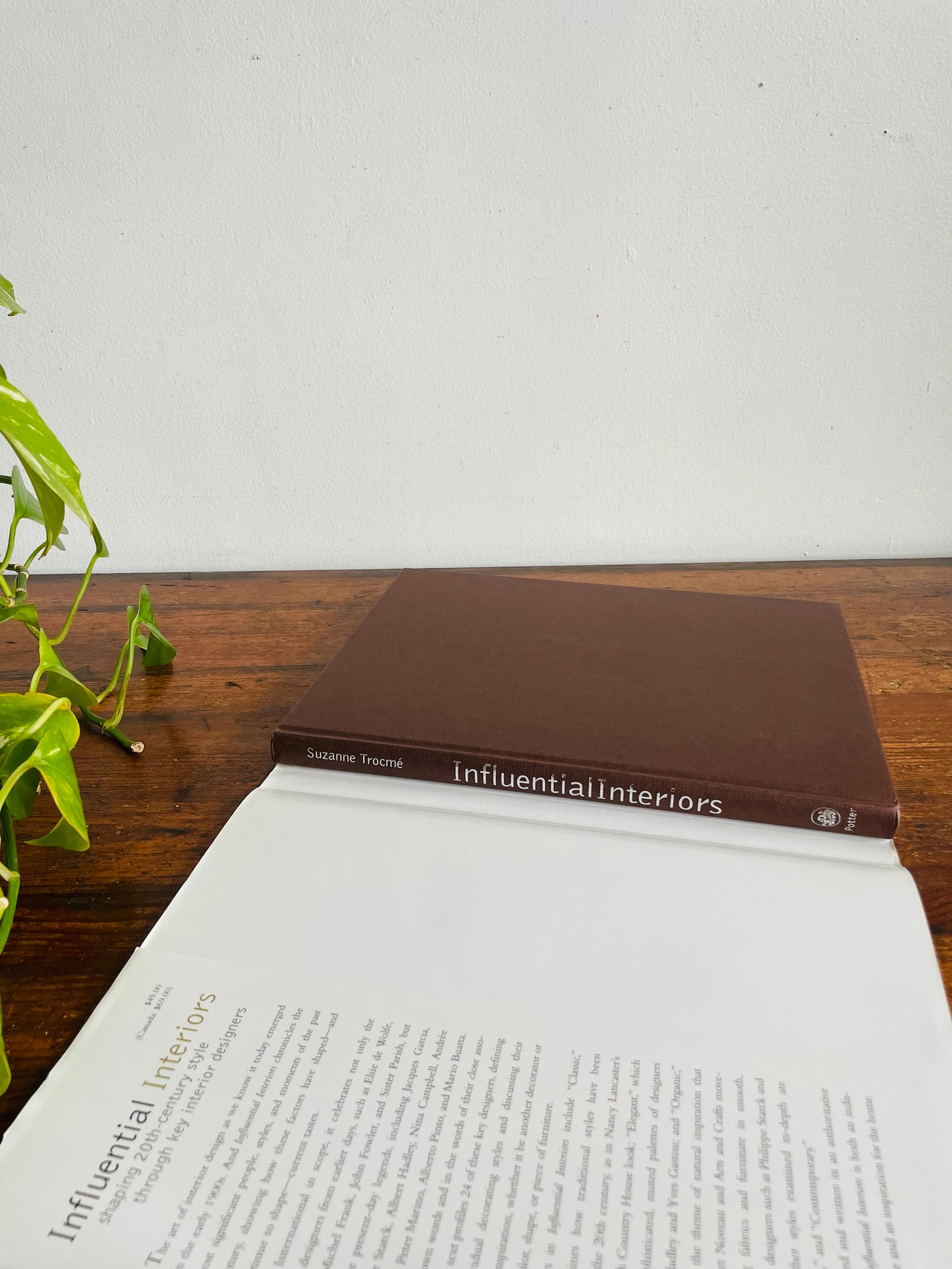 Vintage Influential Interiors: Shaping 20th-Century Style Through Key Interior Designers Hardcover Coffee Table Book by Suzanne Trocmé (1999)