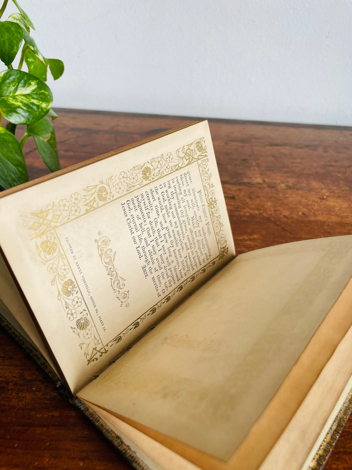 Antique 1842 The Companion to the Altar Leather Hardcover Religious Pocket Book - Containing Sacramental Prayers & Meditations - 184 Years Old!