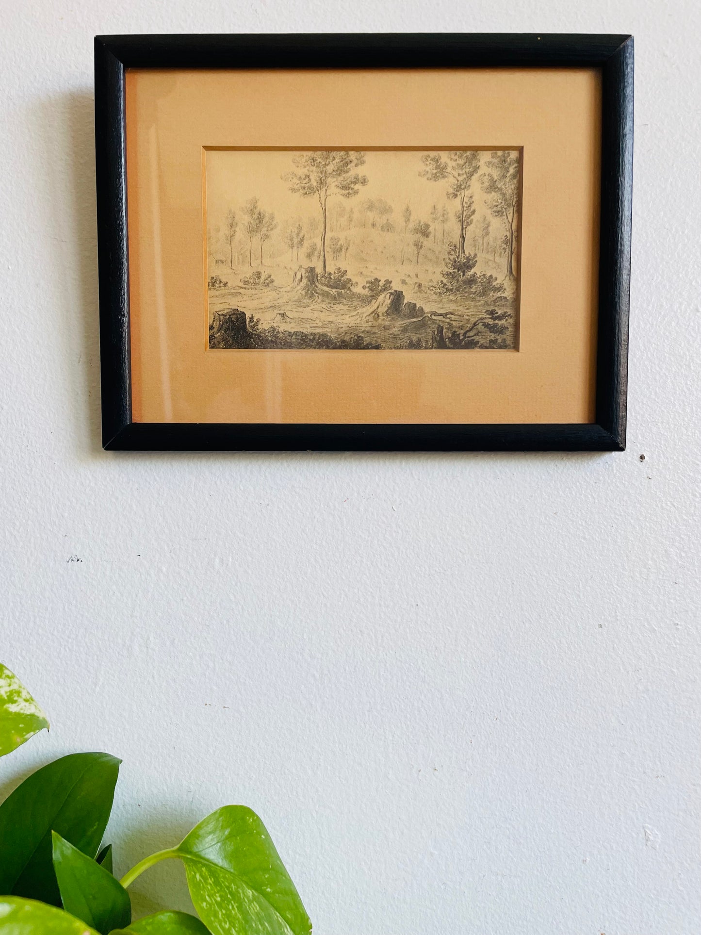 Vintage Print Picture "Church at Fenelon Falls" From the Original Anne Langton Sketches Fenelon Falls Public Library Collection - Ontario, Canada