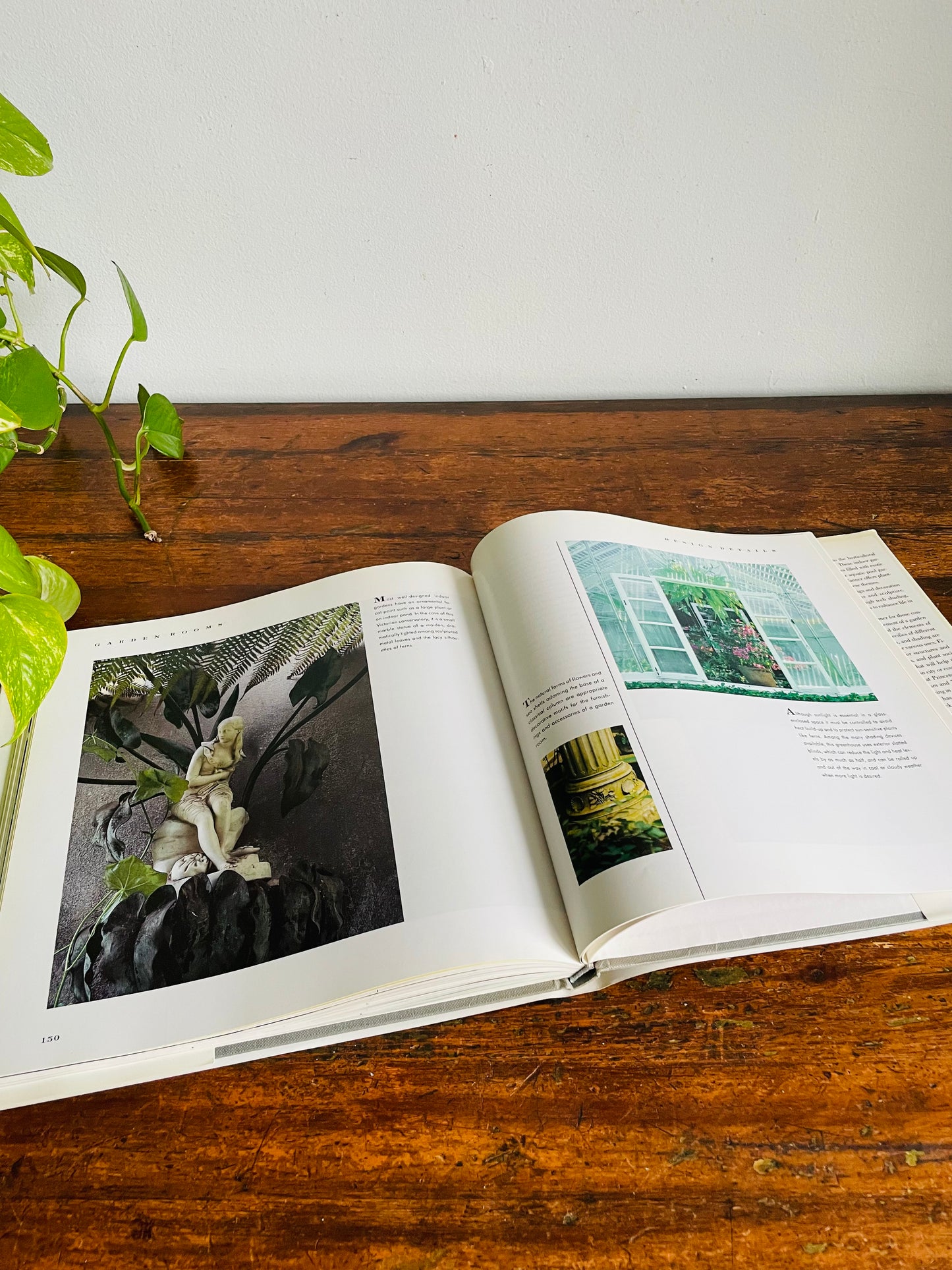 Vintage Garden Rooms Hardcover Coffee Table Book by Ogden Tanner (1986)