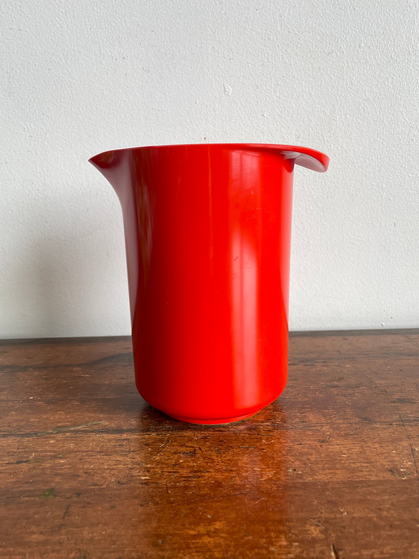 Vintage Rosti Denmark Orange Red Melamine Utensil Holder Caddy #2511 - Erik Lehmann Design - Made in Denmark