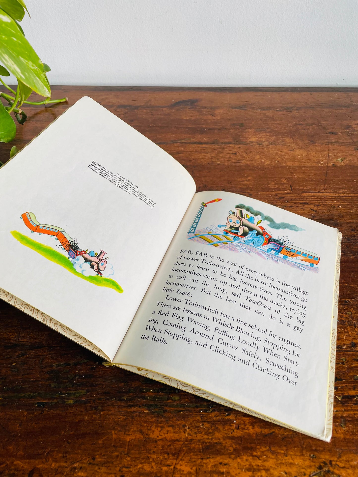 Vintage A Little Golden Book - Tootle - Hardcover (1982)