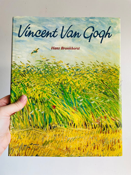 Vintage Vincent Van Gogh Yellow Clothbound Hardcover Coffee Table Art Book by Hans Bronkhorst - Printed in The Netherlands