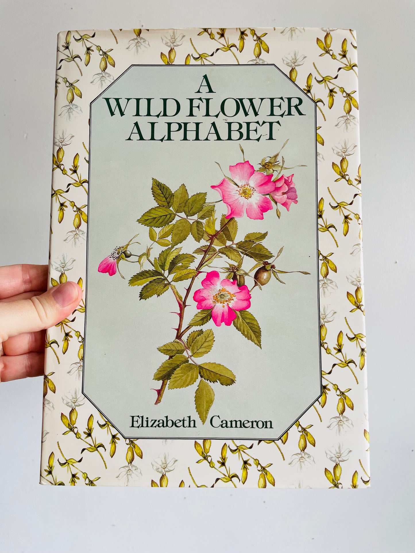 Vintage A Wild Flower Alphabet Hardcover Book by Elizabeth Cameron (1984) - Gorgeous Illustrations!