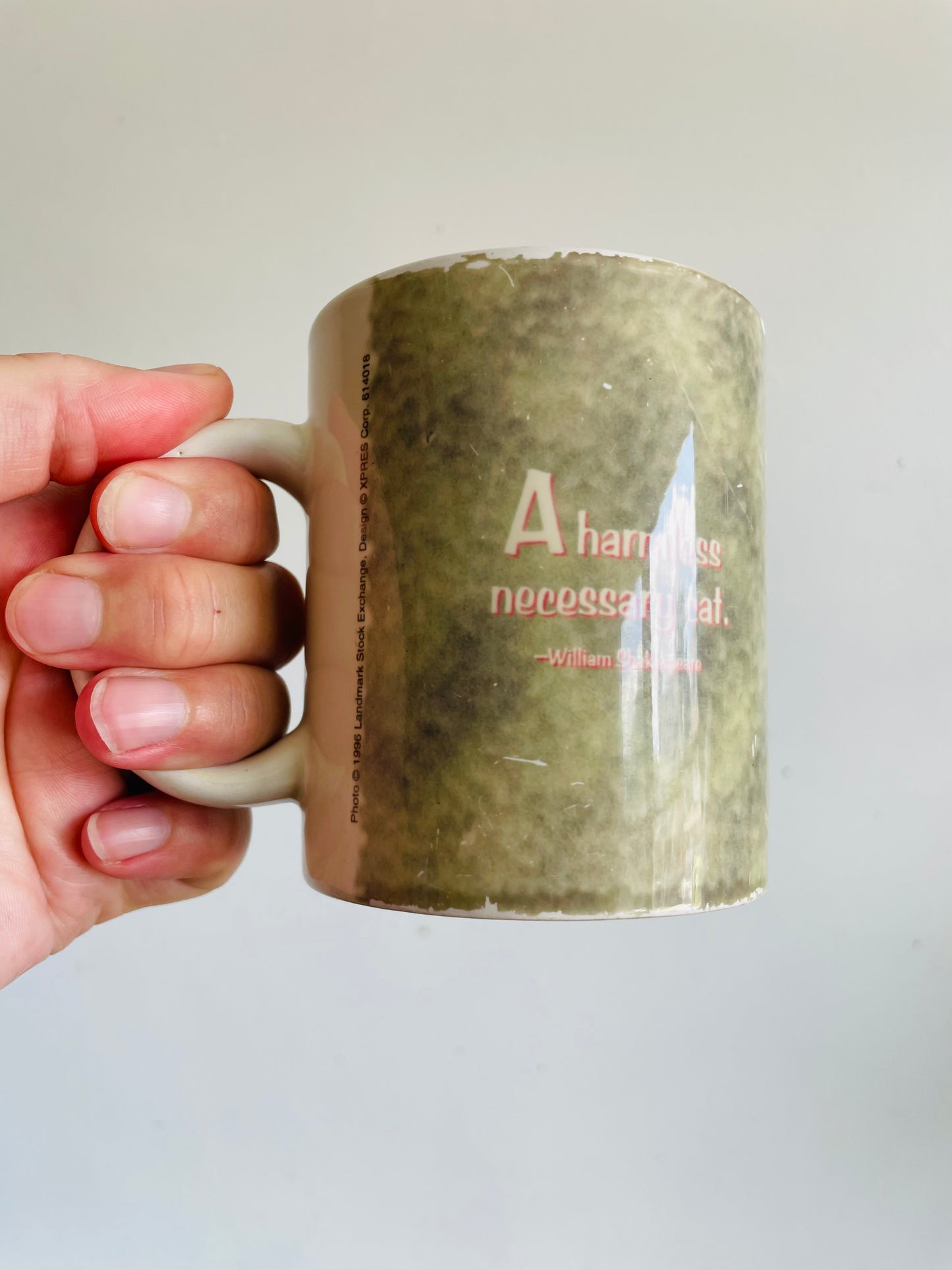 1996 Kitten Mug - A Harmless Necessary Cat - William Shakespeare