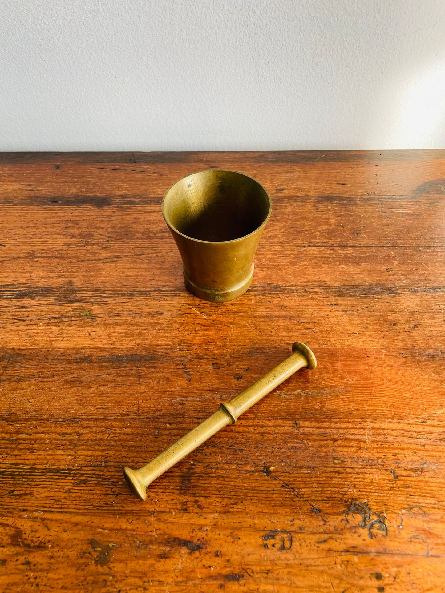 Heavy & Solid Brass Mortar & Pestle