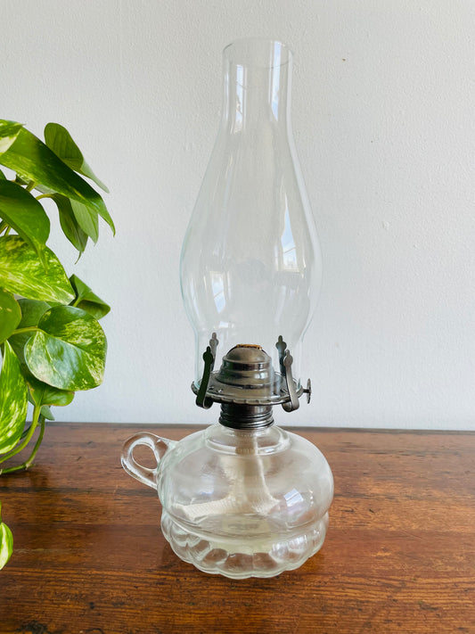 Lamplight Farms USA Clear Glass Oil Lantern Lamp Light