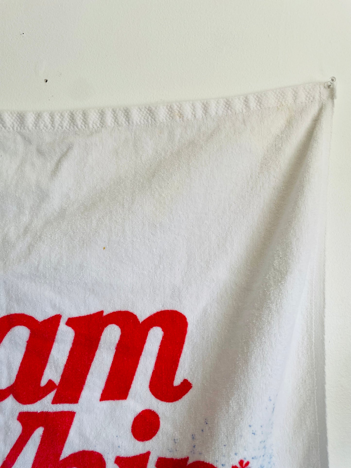Vintage Rare Dream Whip 100% Cotton Plush & Absorbent Beach Towel - Fun Dessert Marketing Advertising