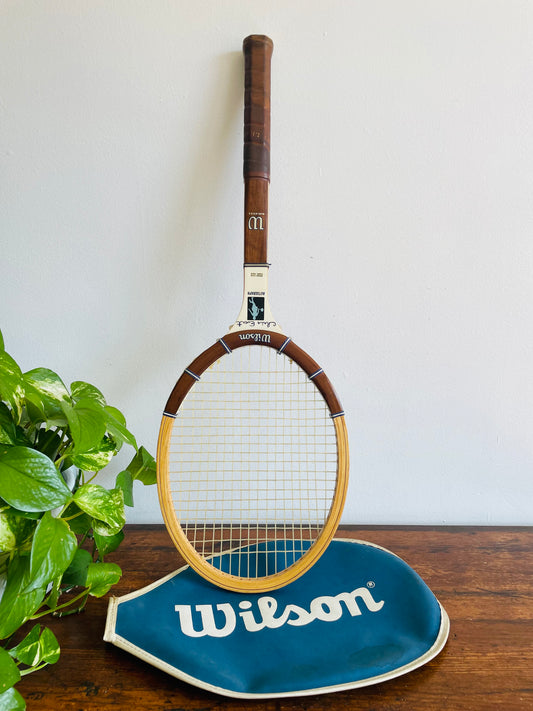 Chris Evert Autograph Speed Flex Light 4 1/4 Wilson Tennis Racquet / Racket - Includes Zippered Case - Made in USA