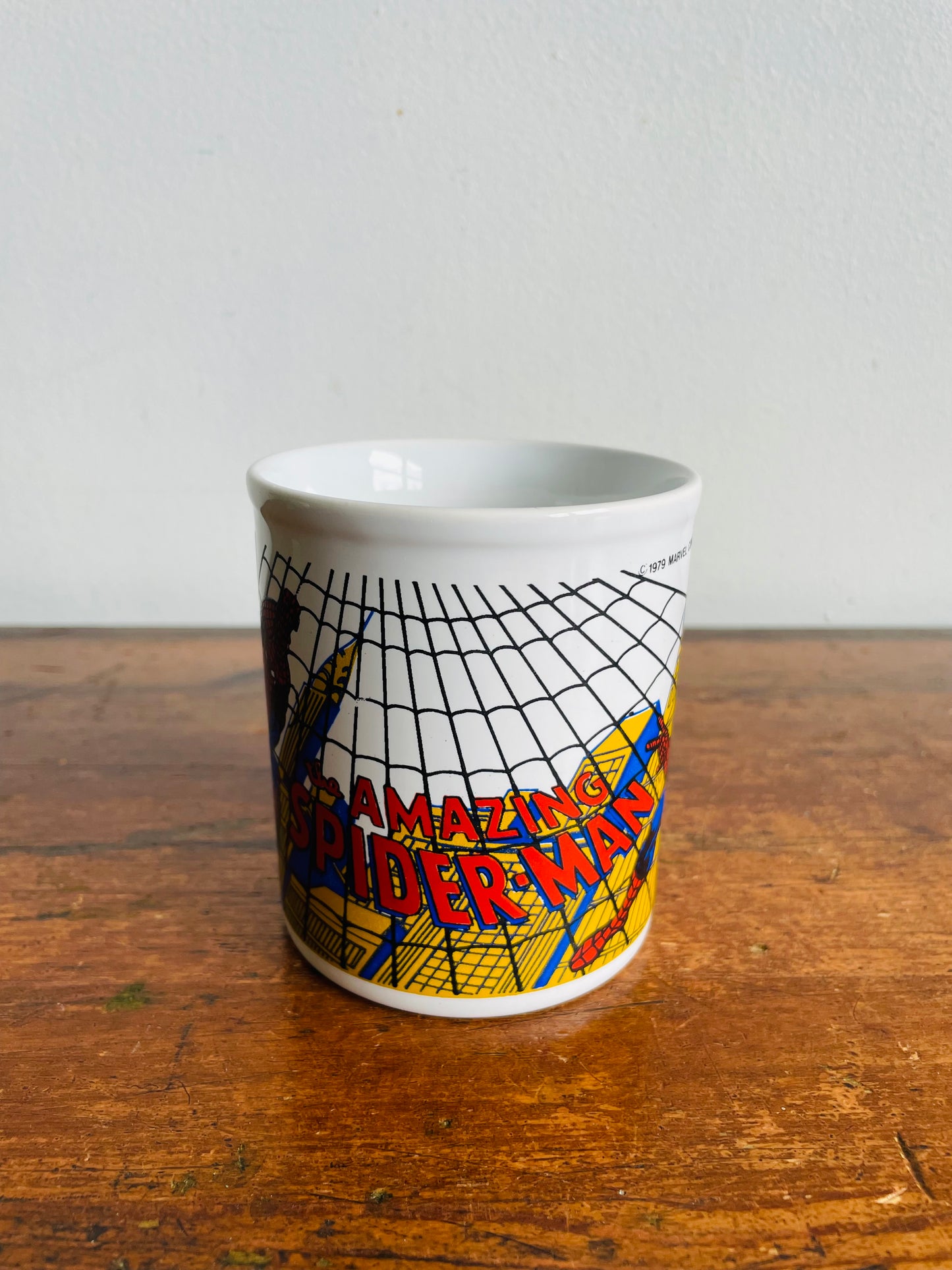 Vintage 1979 Marvel Comics The Amazing Spider-Man Mug - Kiln Craft Tableware - English Ironstone - Made in England