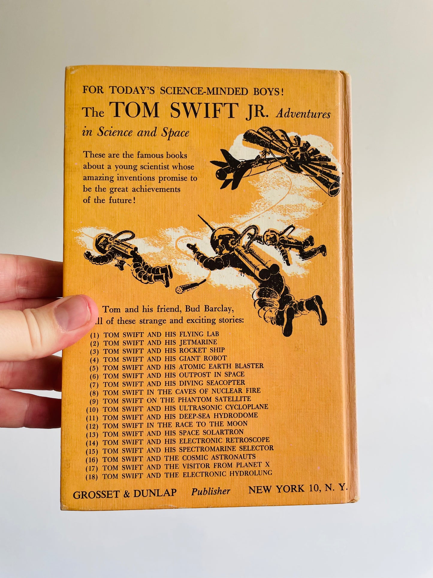 Tom Swift and His Triphibian Atomicar Hardcover Book by Victor Appleton II (1962)