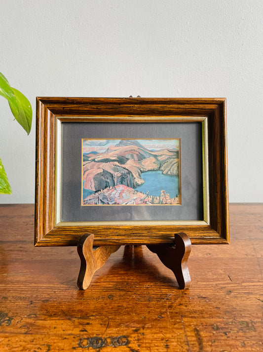 Framed Arthur Lismer Print - October on the North Shore of Lake Superior - The Group of Seven