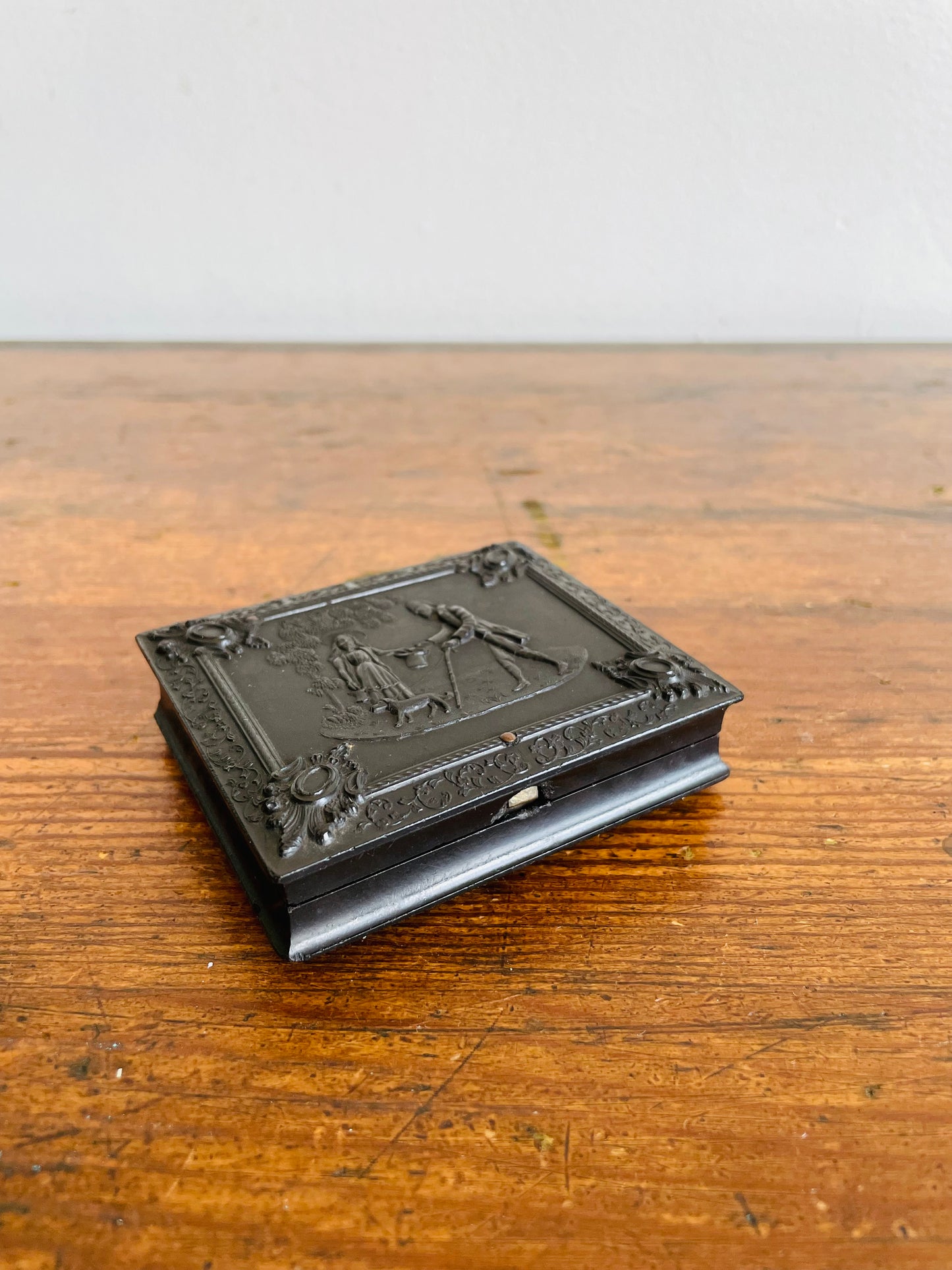 Antique 1857 Victorian Daguerreotype Photo Display Union Case - Littlefield, Parsons & Co. - Never Used