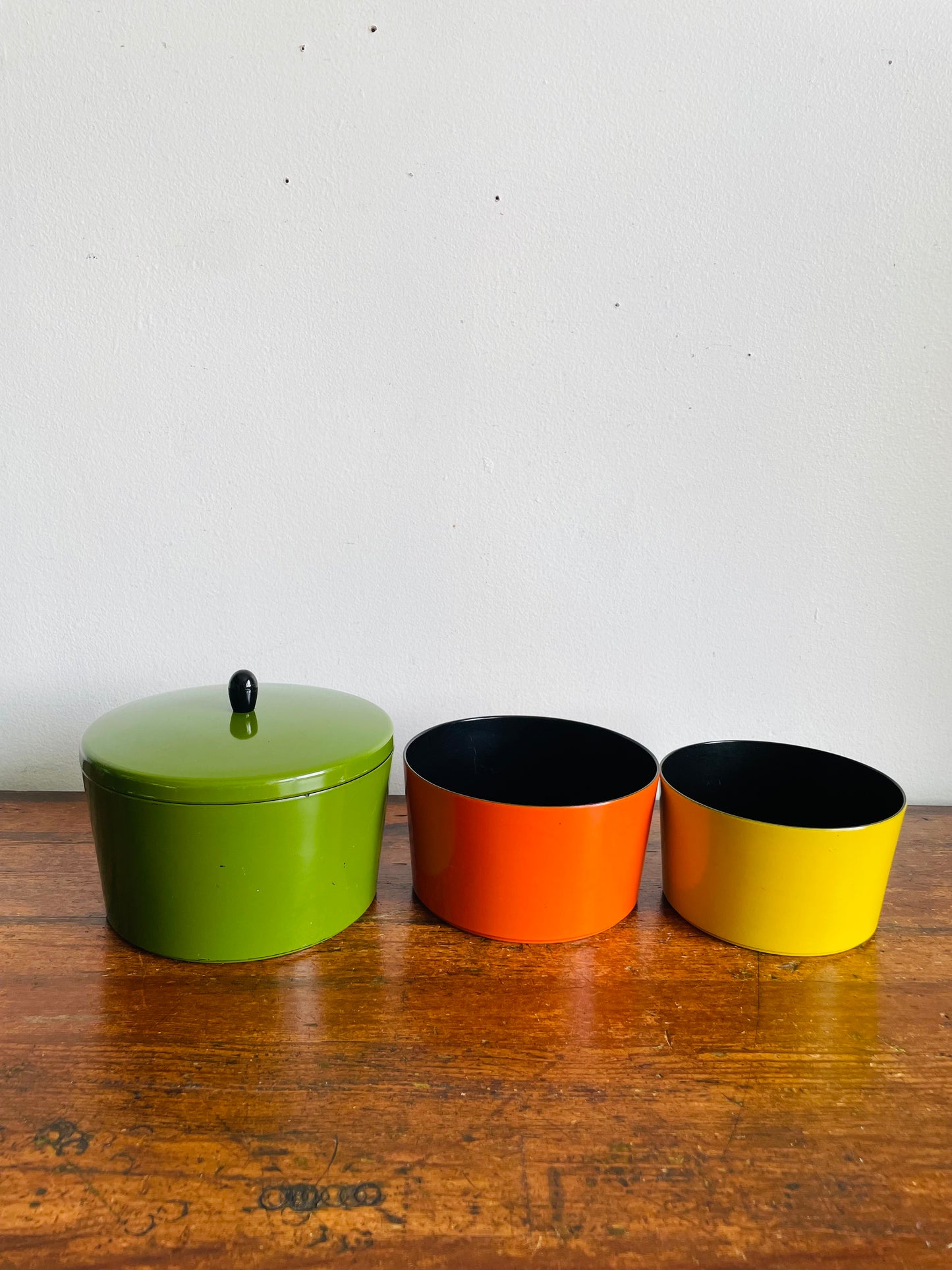 Vintage Mid-Century Modern Nesting Party Snack Bowls - Potato Chips, Pretzels & Snacks