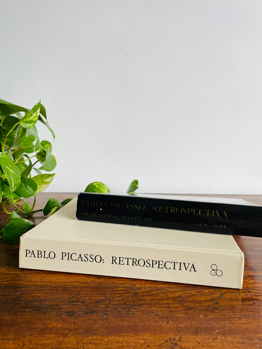 Pablo Picasso Retrospectiva Giant Hardcover Coffee Table Book - The Museum of Modern Art New York - Spanish Text (1980)