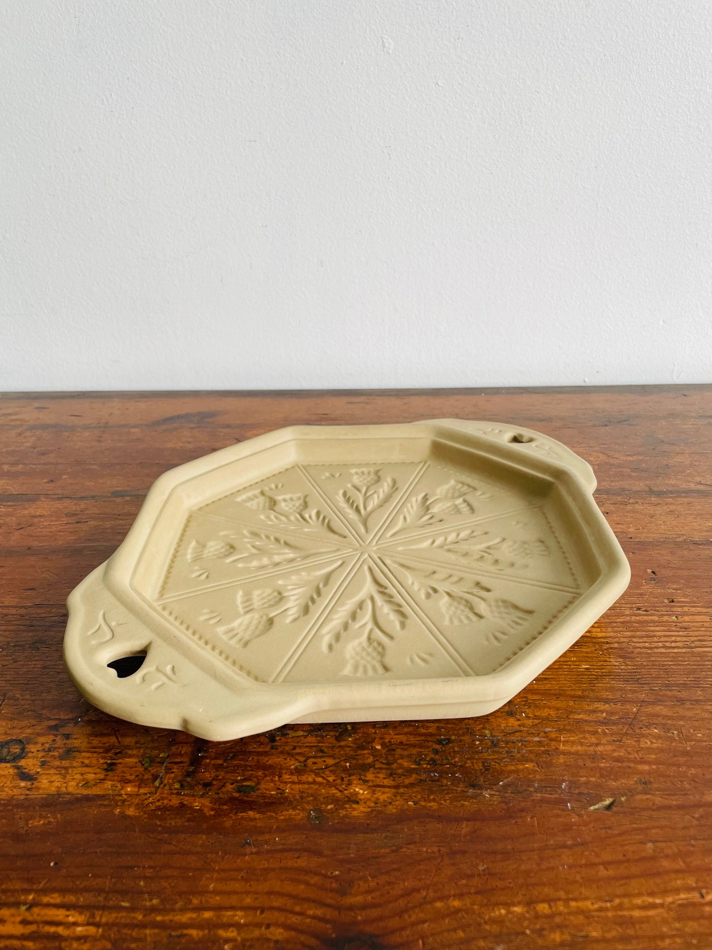 Shortbread Cookie Mold with Scottish Thistle Design