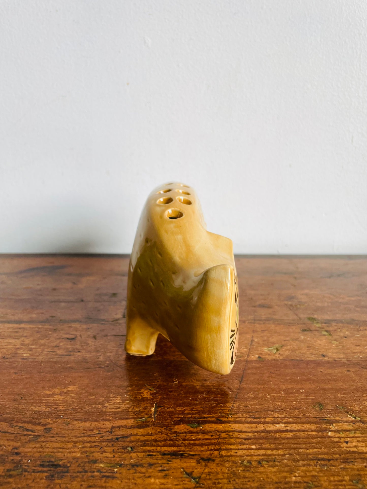 Vintage 1960s Super Fun Ceramic Cat Holder - Lisa Larson Style - Holds Pencils, Paintbrushes, Bud Vase, Etc.