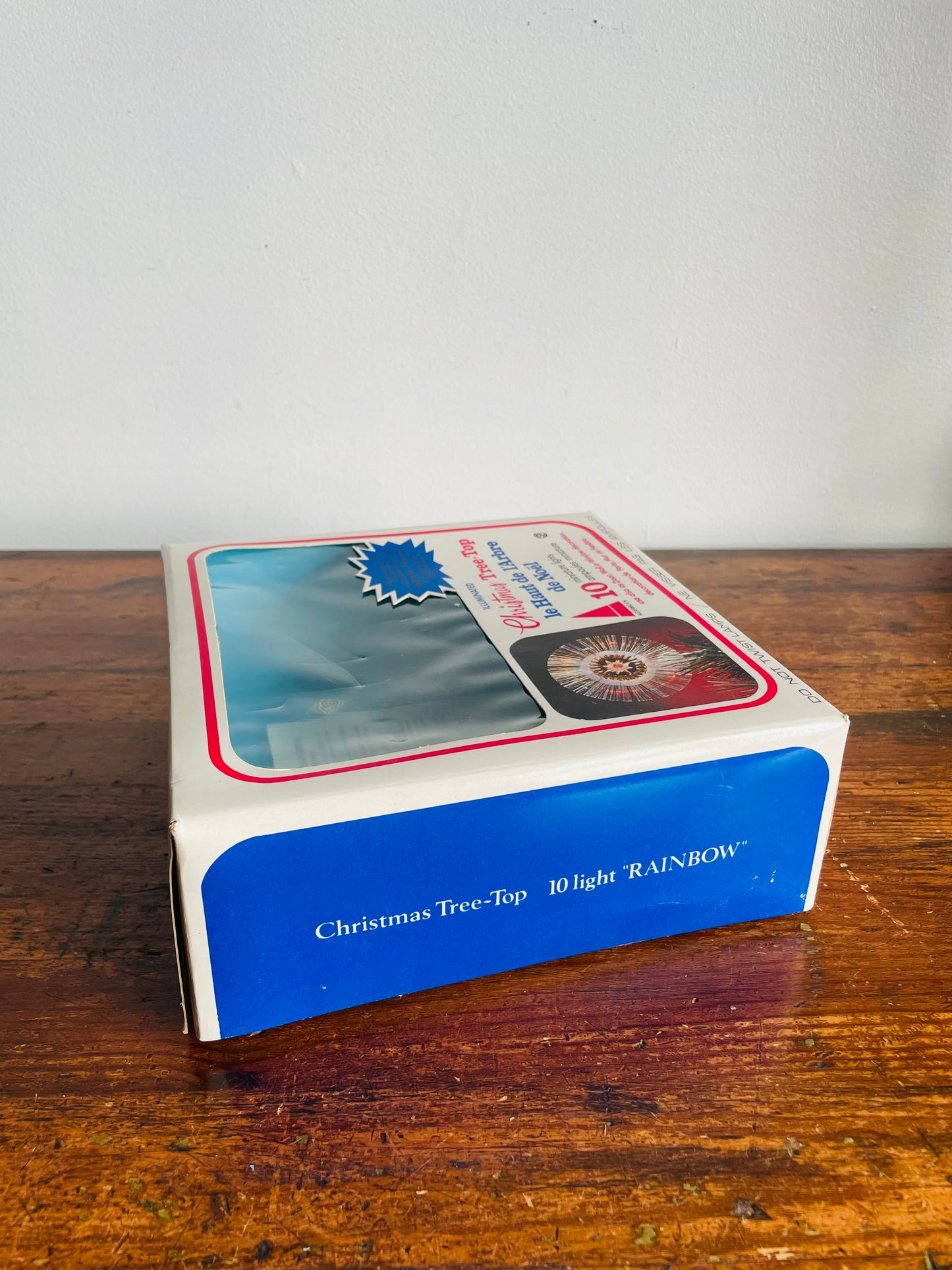 Vintage Alderbrook Industries Illuminated Fiber Optic Christmas Tree Topper - Tested / Works!