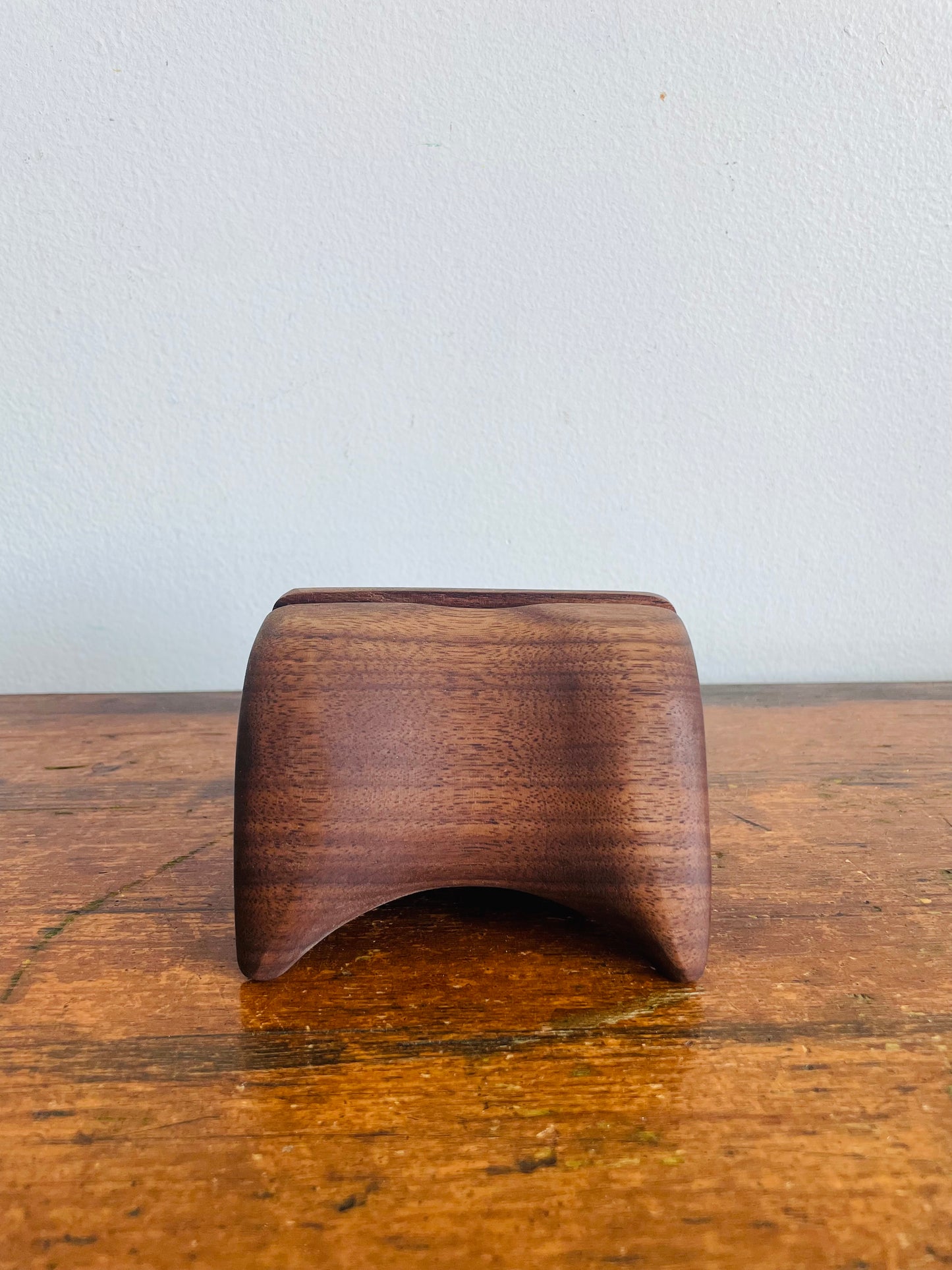 Vintage Handmade Modernist Style Wood Easel Holder - Perfect for Displaying Art, Photos, Cards, Sign, Etc.
