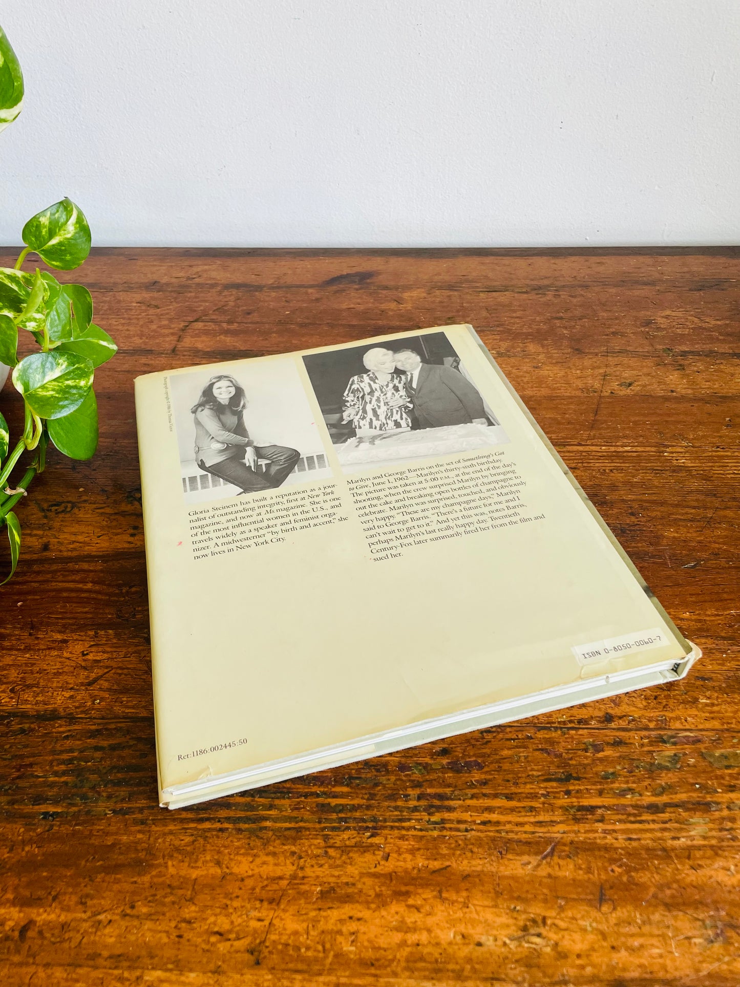 Vintage Marilyn: Norma Jeane Hardcover Coffee Table Book - Text By Gloria Steinem & Photographs By George Barris (1986)