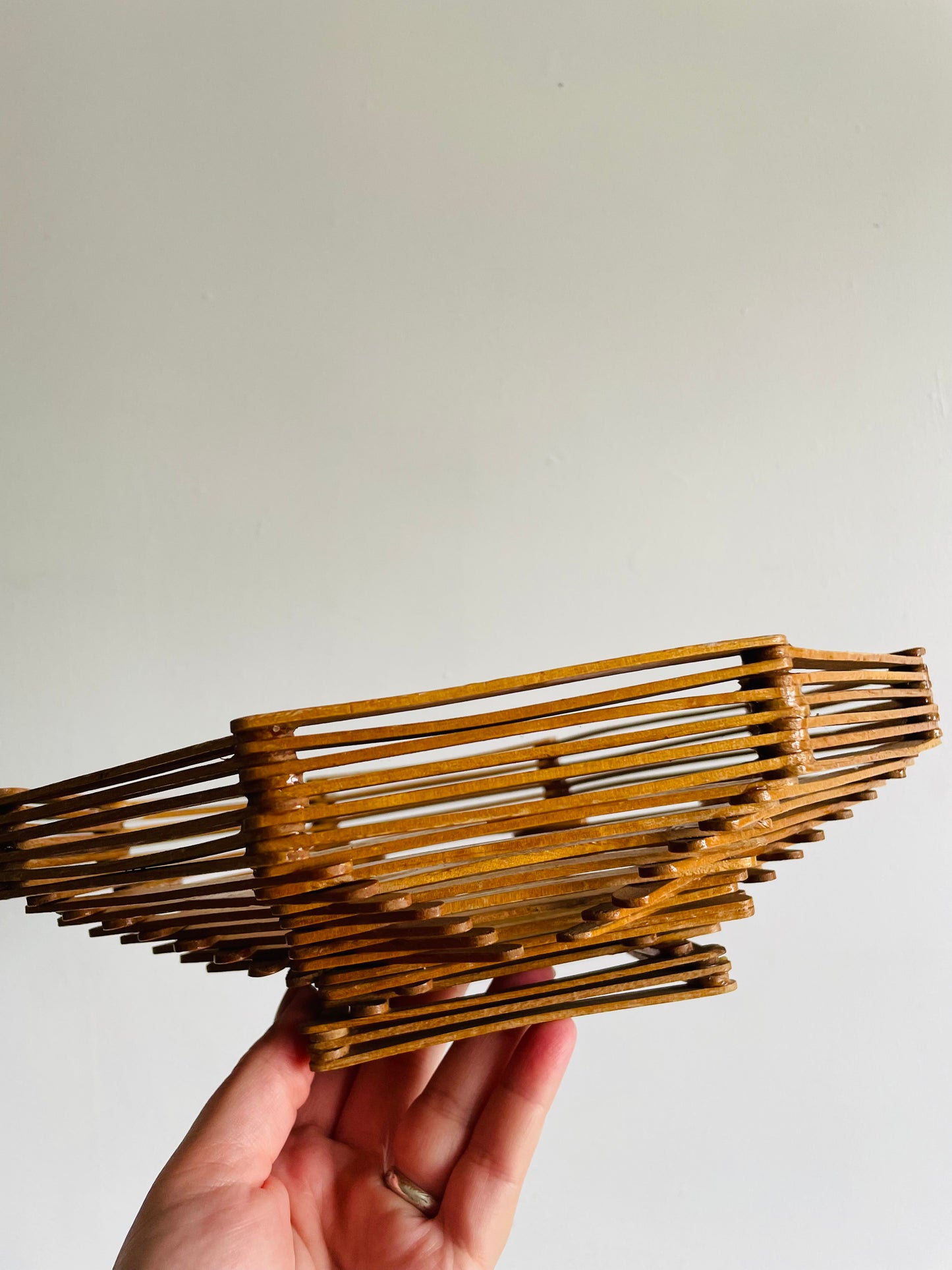 Handmade Wooden Popsicle Stick Bowl