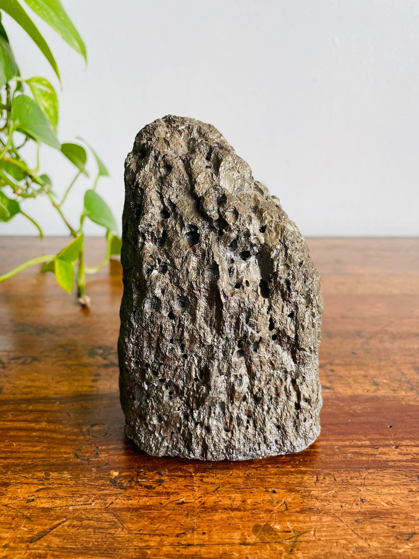 Vintage Large & Heavy 3.97 Pound Metallic Rock - Geology Specimen