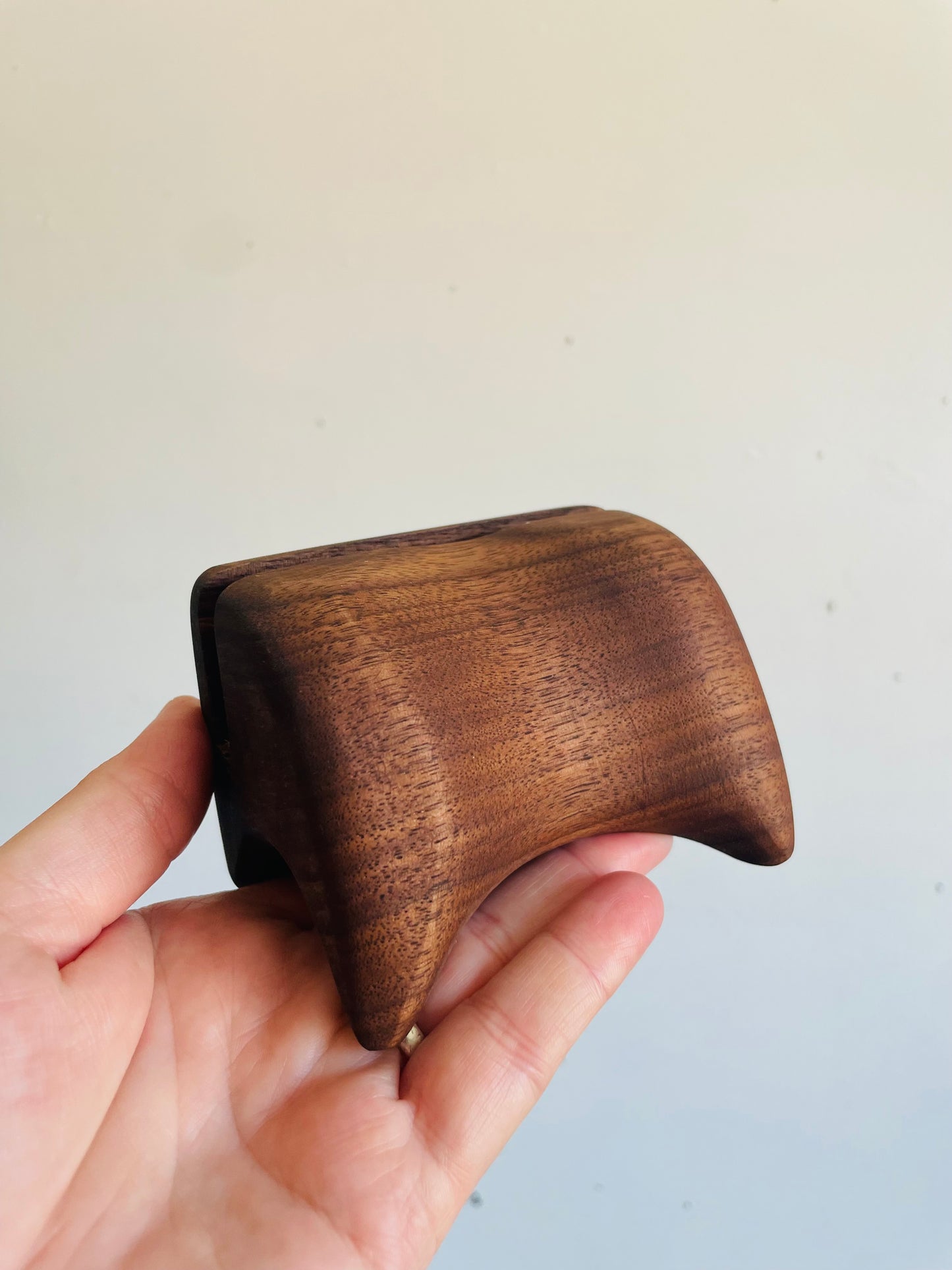 Vintage Handmade Modernist Style Wood Easel Holder - Perfect for Displaying Art, Photos, Cards, Sign, Etc.