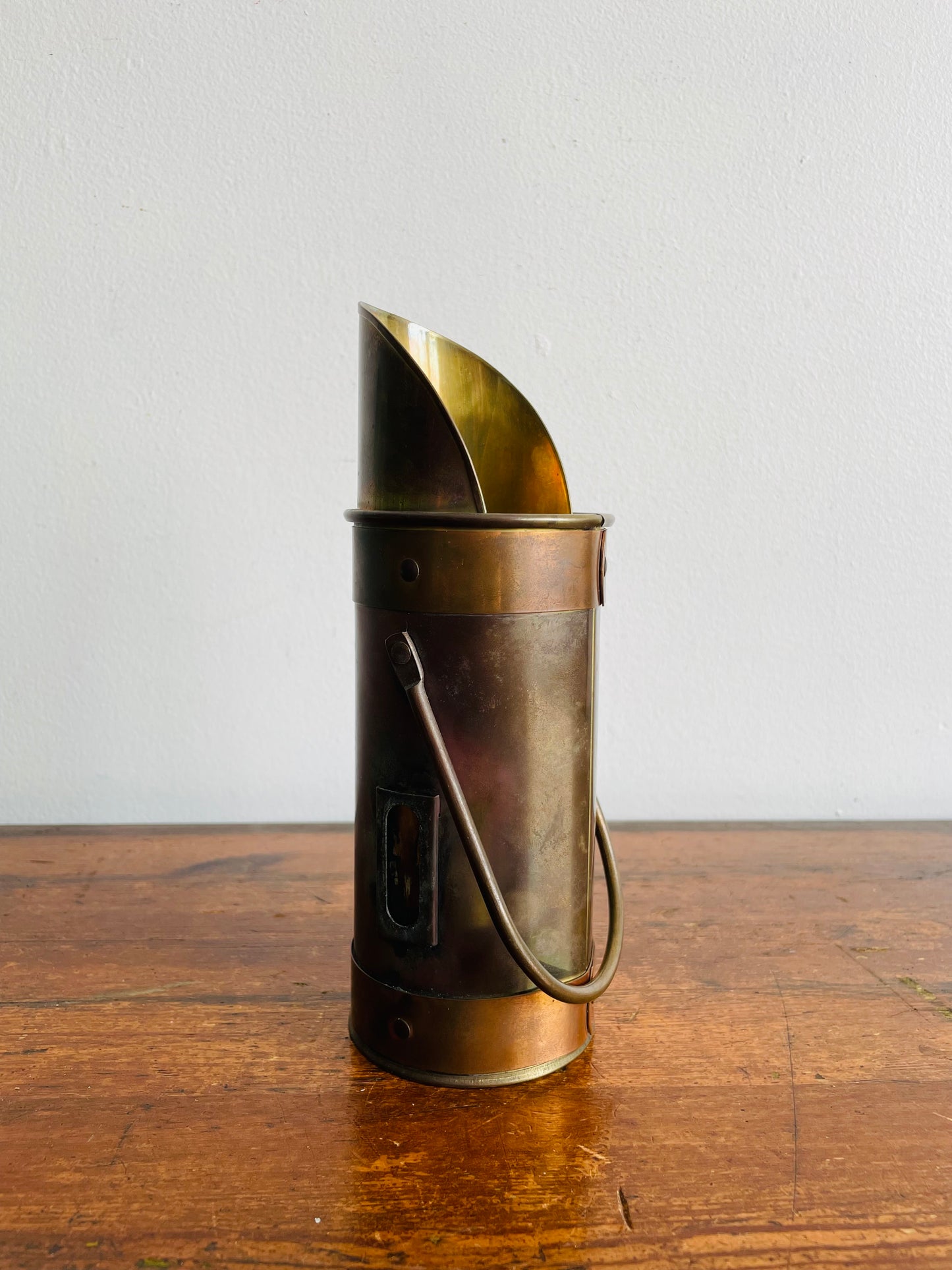 Brass & Copper Match Holder - Also Makes a Great Bud Vase or Incense Holder! - Westport Made in Taiwan