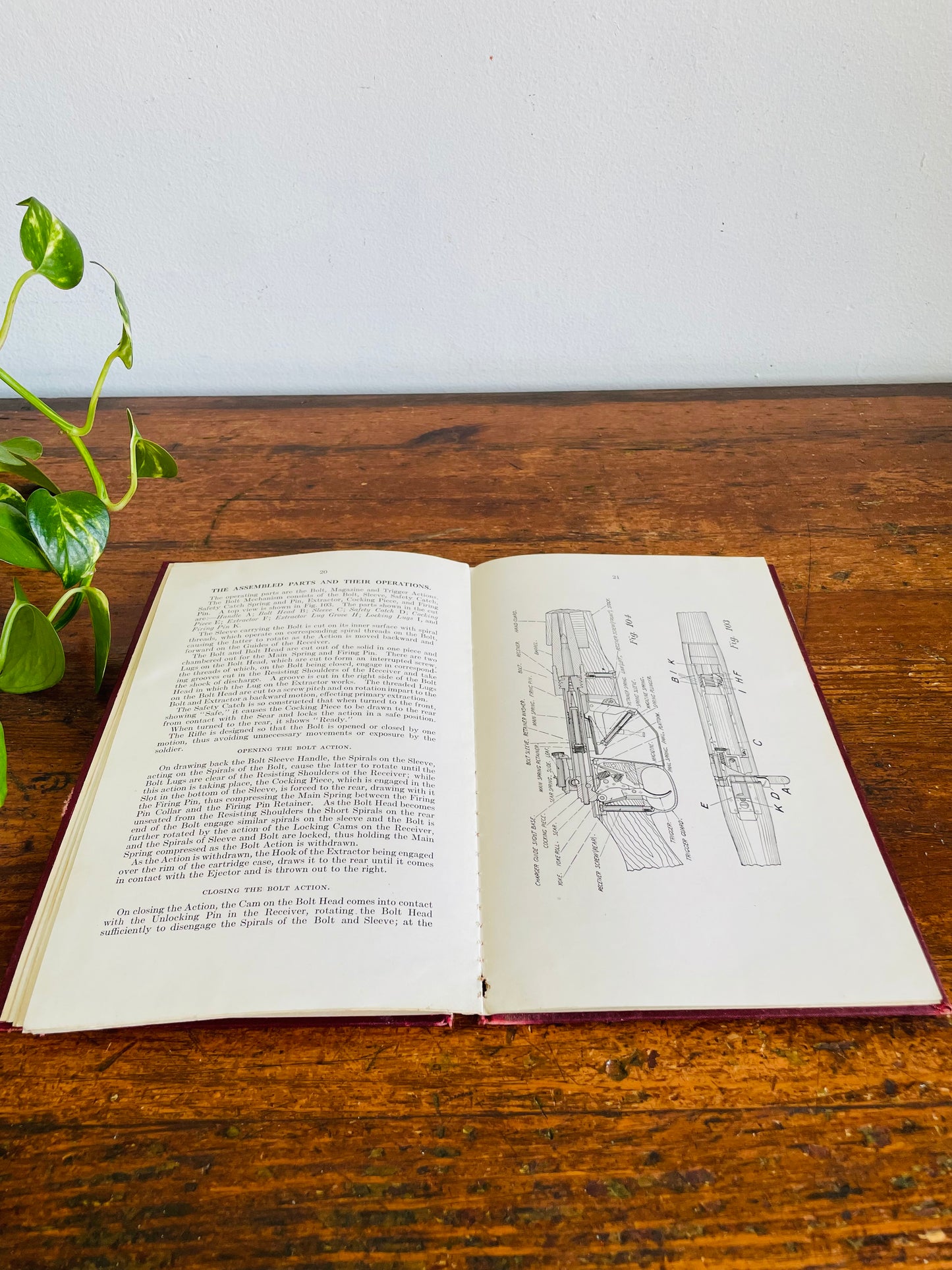 Antique Pre WW1 1913 Handbook for the Canadian Service Rifle - Description of Care & Components Hardcover Book by Mark Ross III