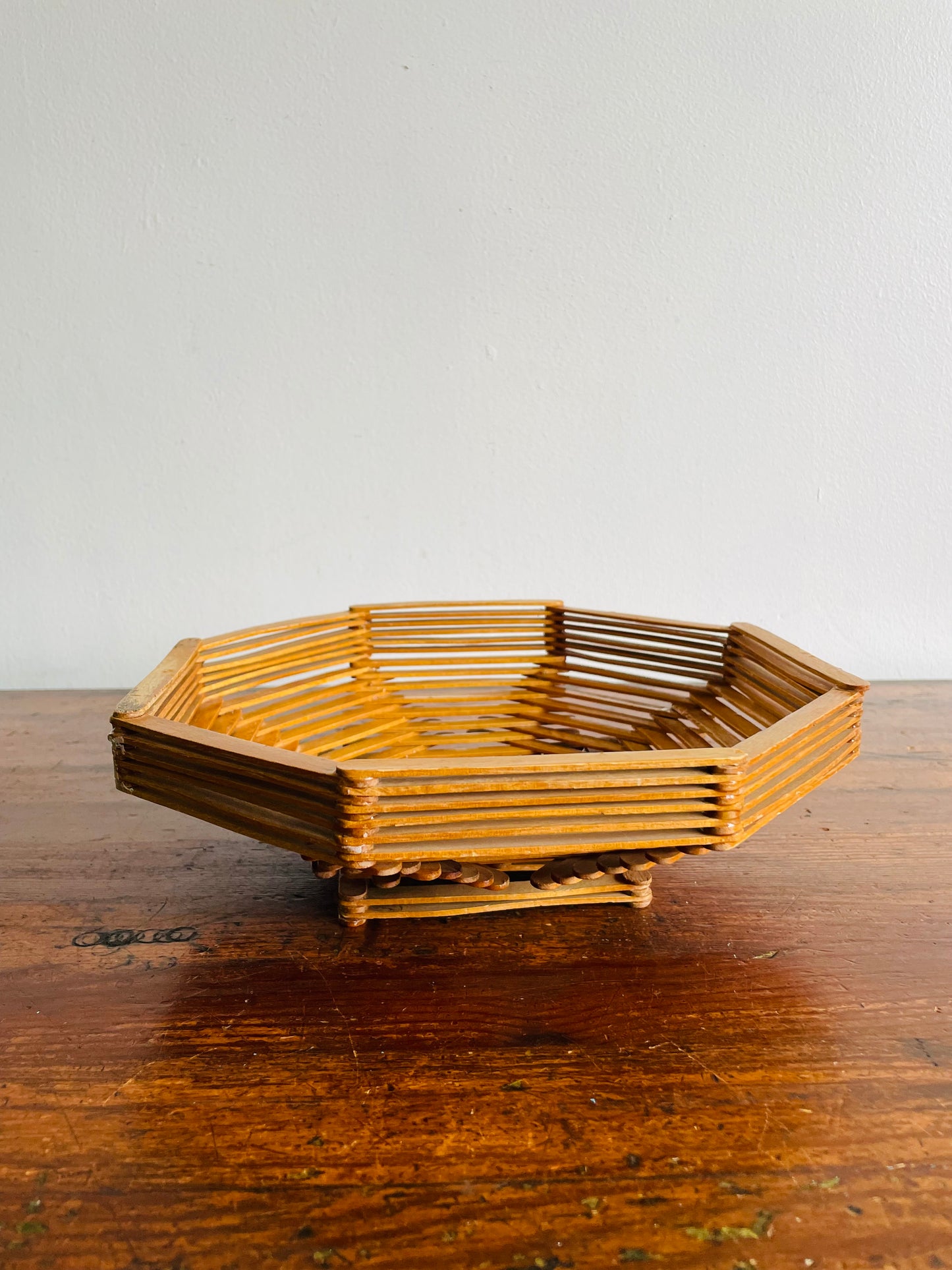 Handmade Wooden Popsicle Stick Bowl