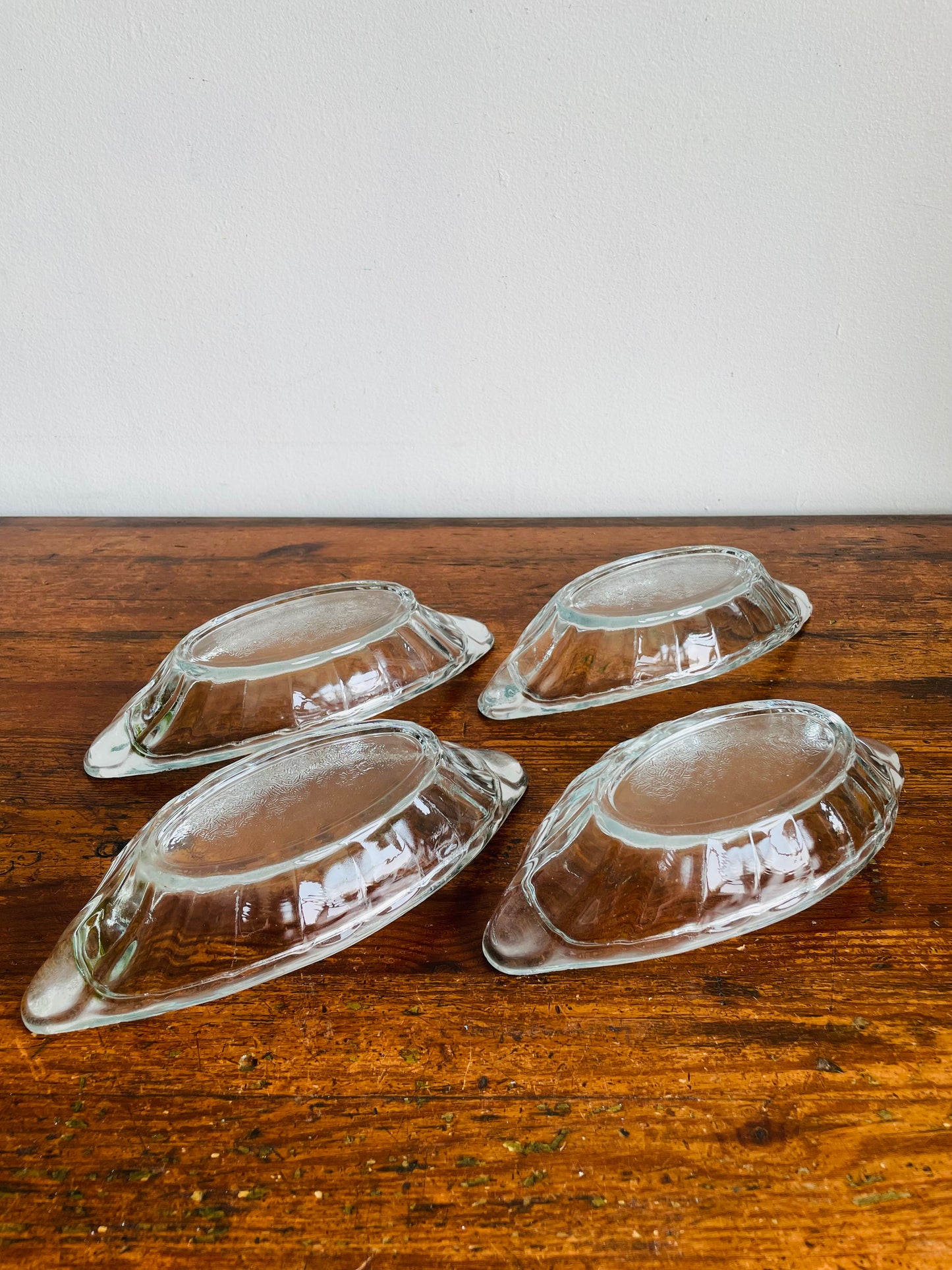 Ice Cream Sundae Boat Dishes for Banana Splits or Other Desserts - Set of 4