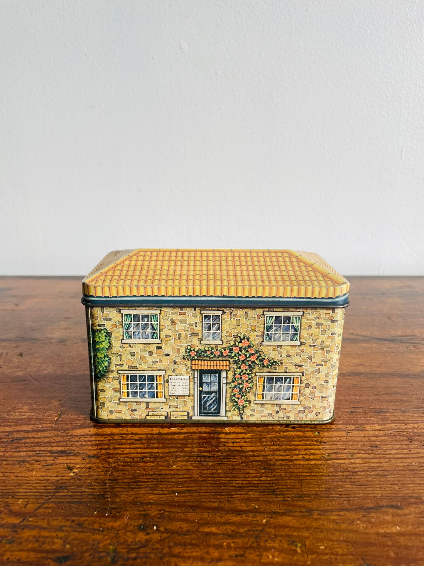 The Sweetshop Country Store Shaped Tin with Lid - The Tin Box Company Designed by Daher - Made in England