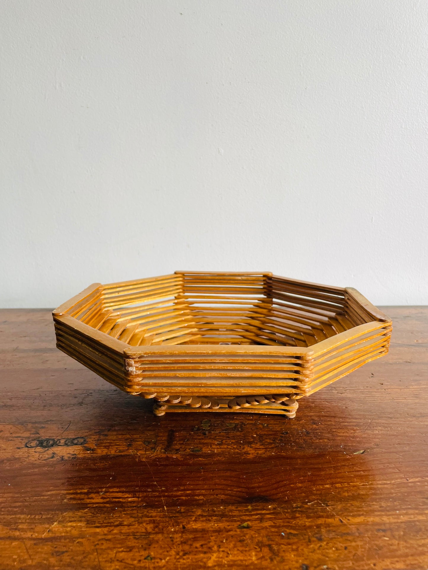 Handmade Wooden Popsicle Stick Bowl