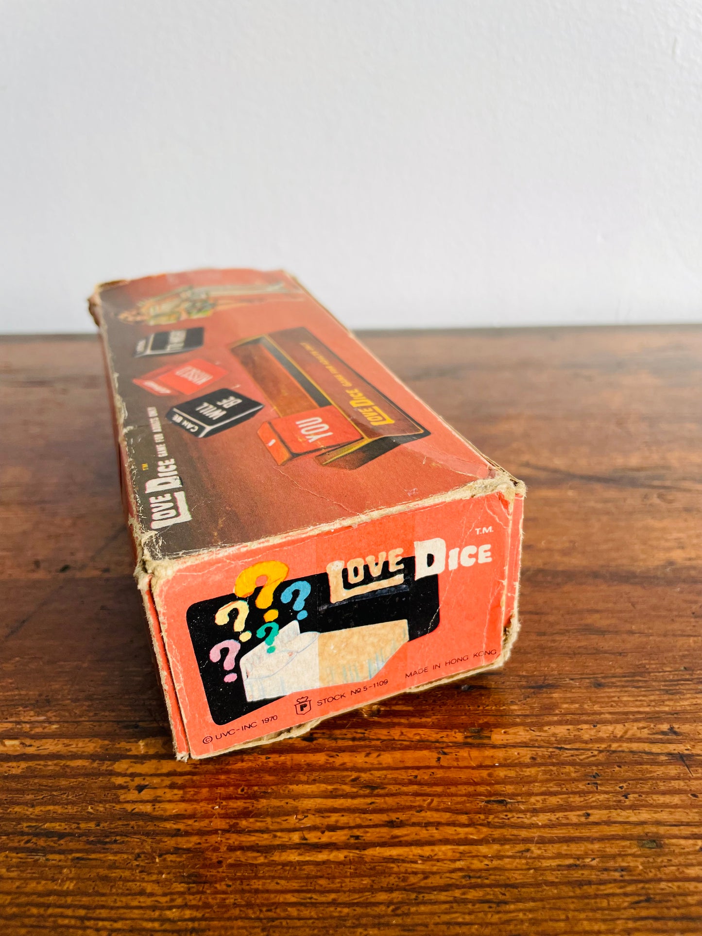 1970s Love Dice in the Original Box - Game for Adults Only