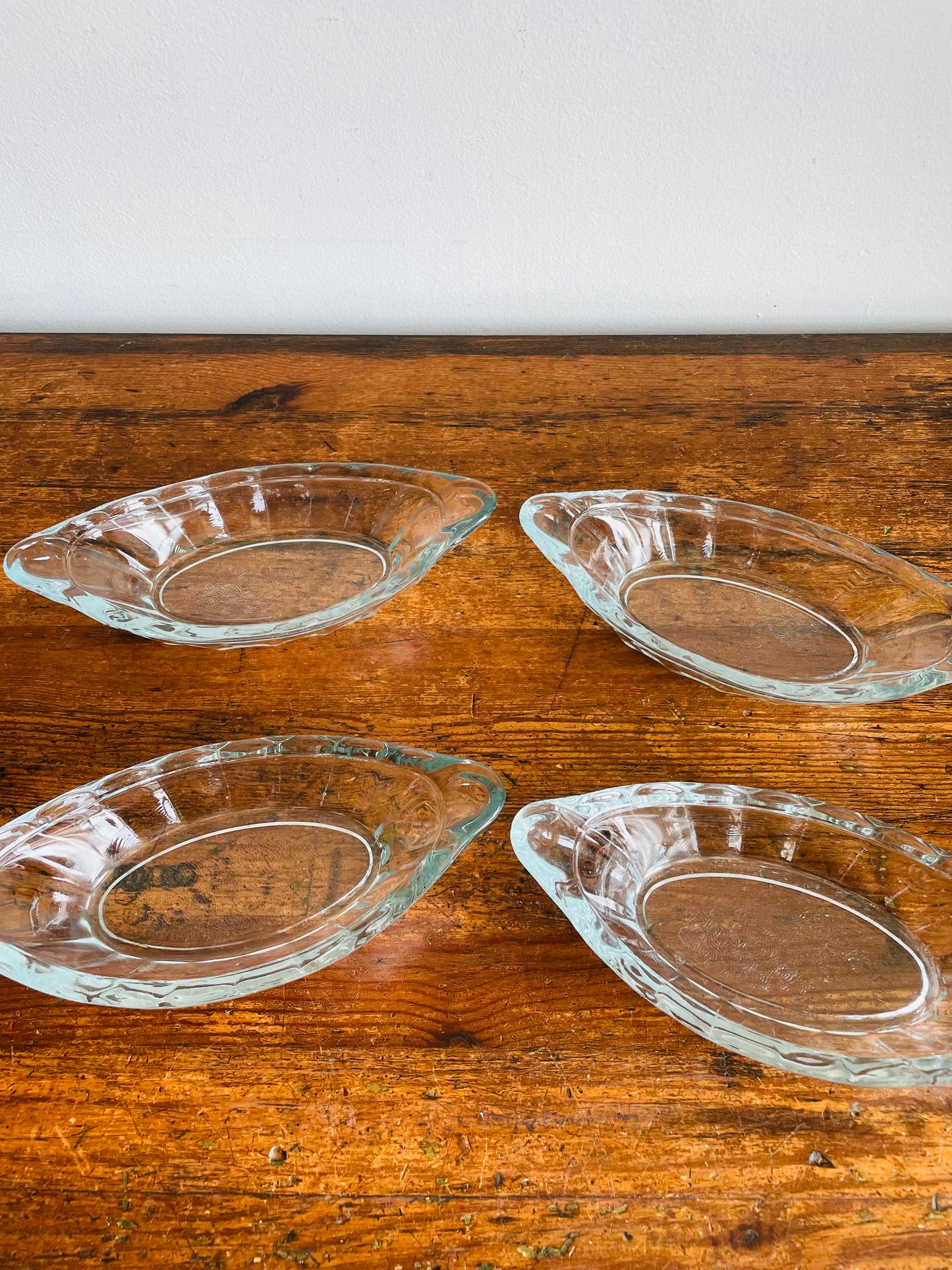 Ice Cream Sundae Boat Dishes for Banana Splits or Other Desserts - Set of 4