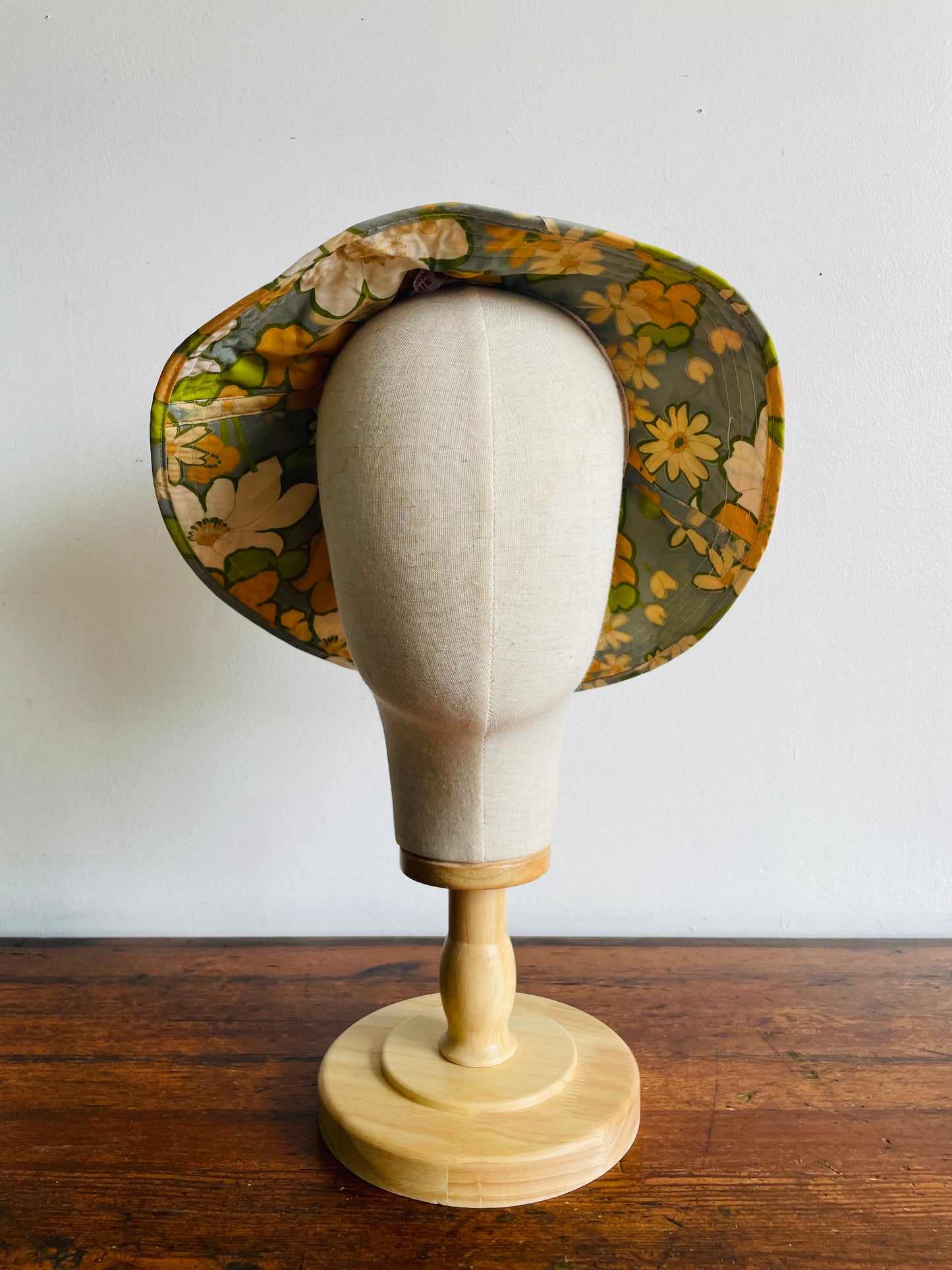 Floral Patterned Bucket Sun Hat - Made in Japan