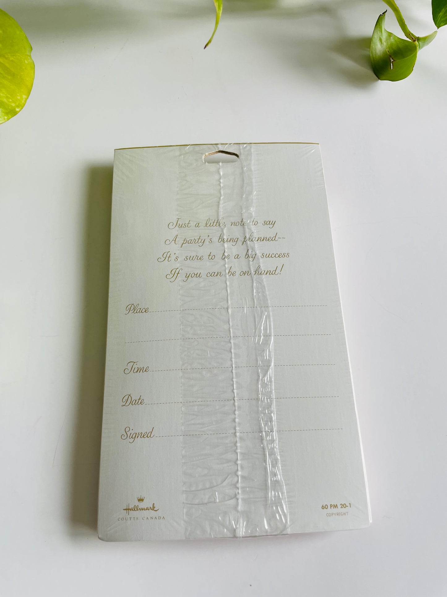 Vintage Brand New Package of 8 Invitation / Invite Cards - Please Come - Hallmark Coutts Canada