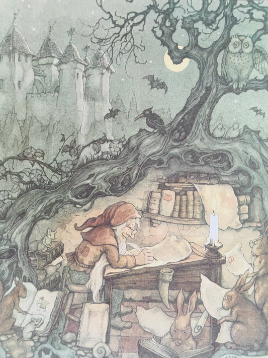 Anton Pieck Mythical Forest Print #3