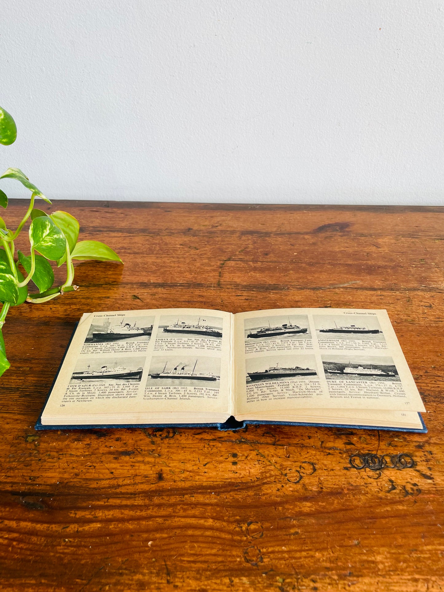 Vintage The Dumpy Pocket Book of Ships Hardcover Book (1961)