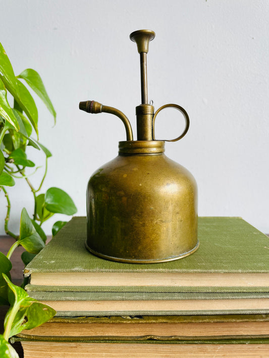 Vintage Solid Brass Water Mister Bottle