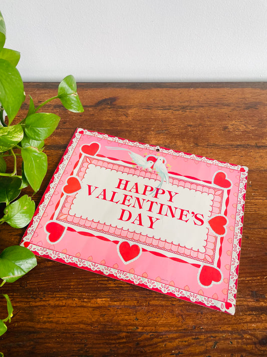 Happy Valentine's Day Cardboard Sign - Eureka USA