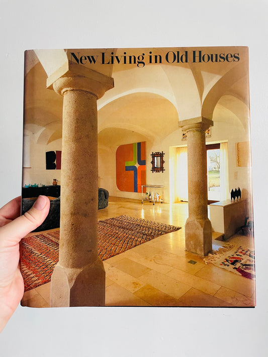 Vintage New Living in Old Houses Hardcover Coffee Table Book by Frank Werner (1982)