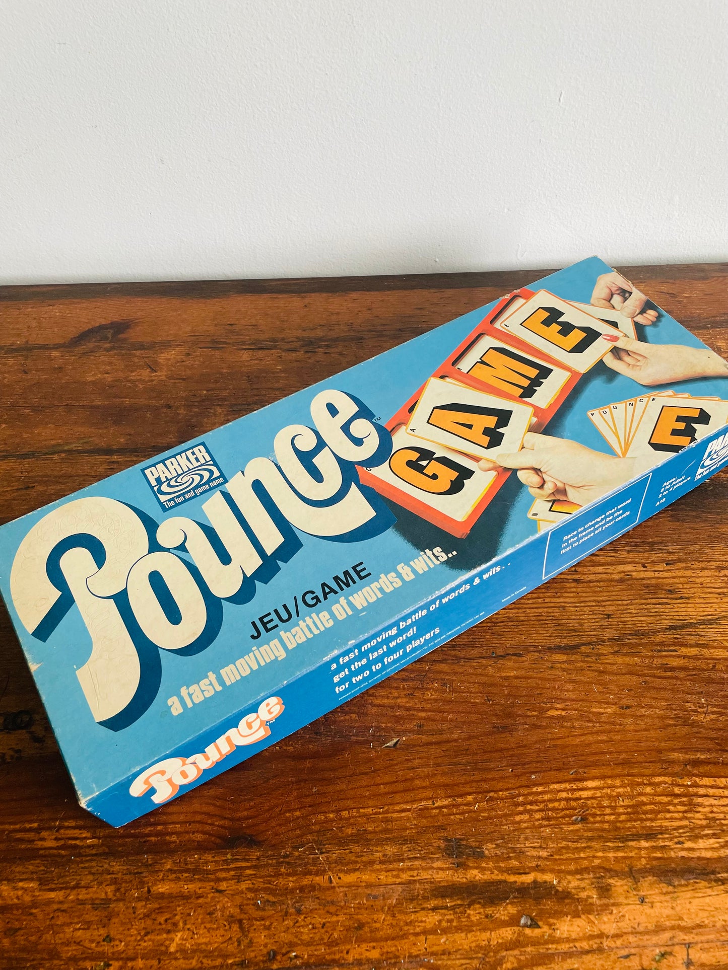 1973 Pounce Board Game - Parker Brothers - Made in Canada