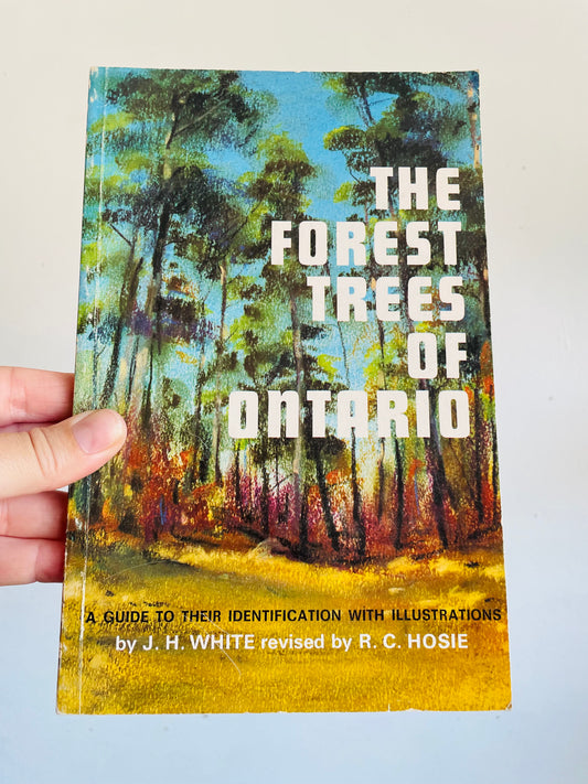 Vintage The Forest Trees of Ontario Book by J.H. White Revised by R.C. Hosie - Ontario Ministry of Natural Resources (1980)