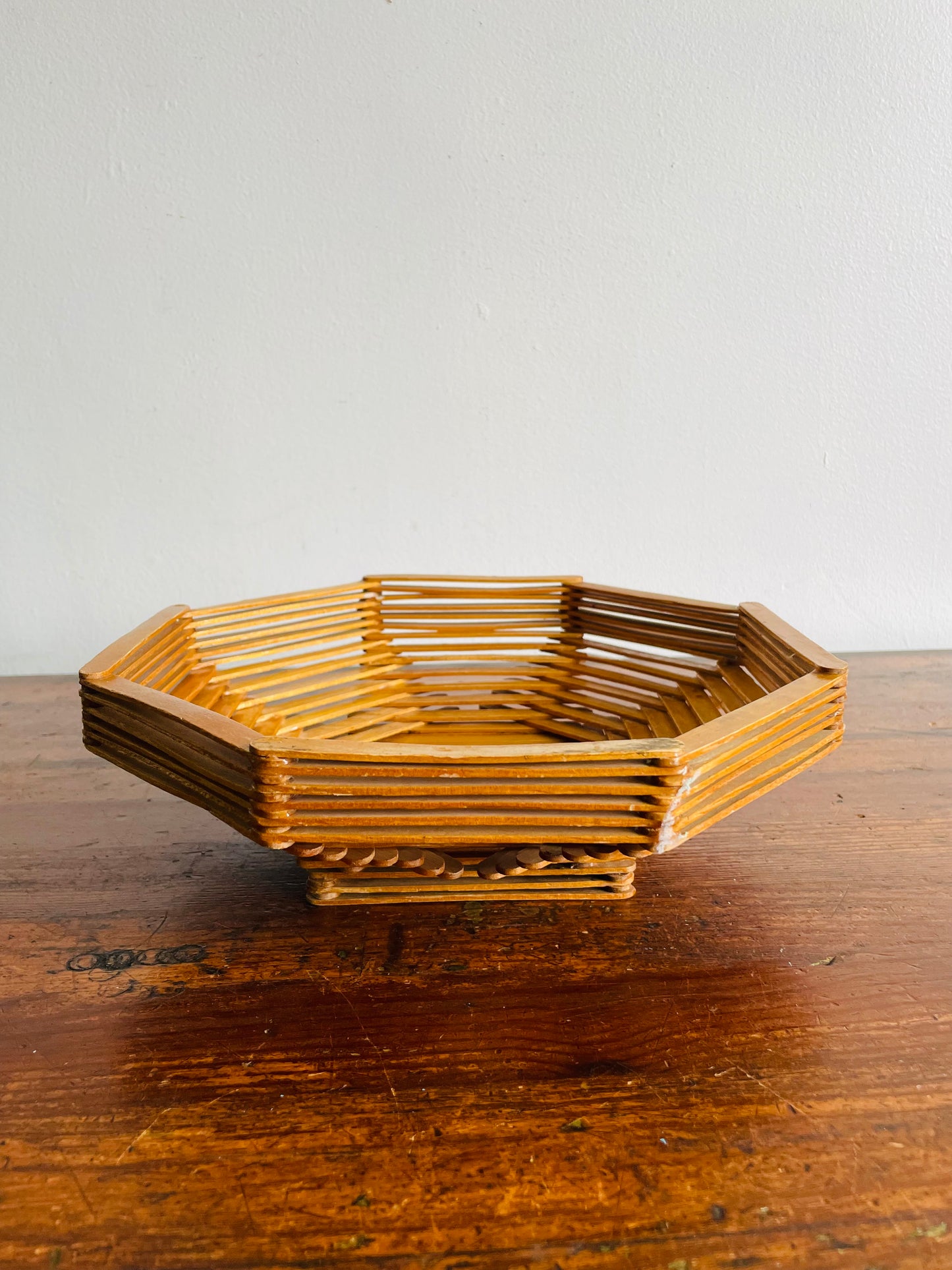 Handmade Wooden Popsicle Stick Bowl