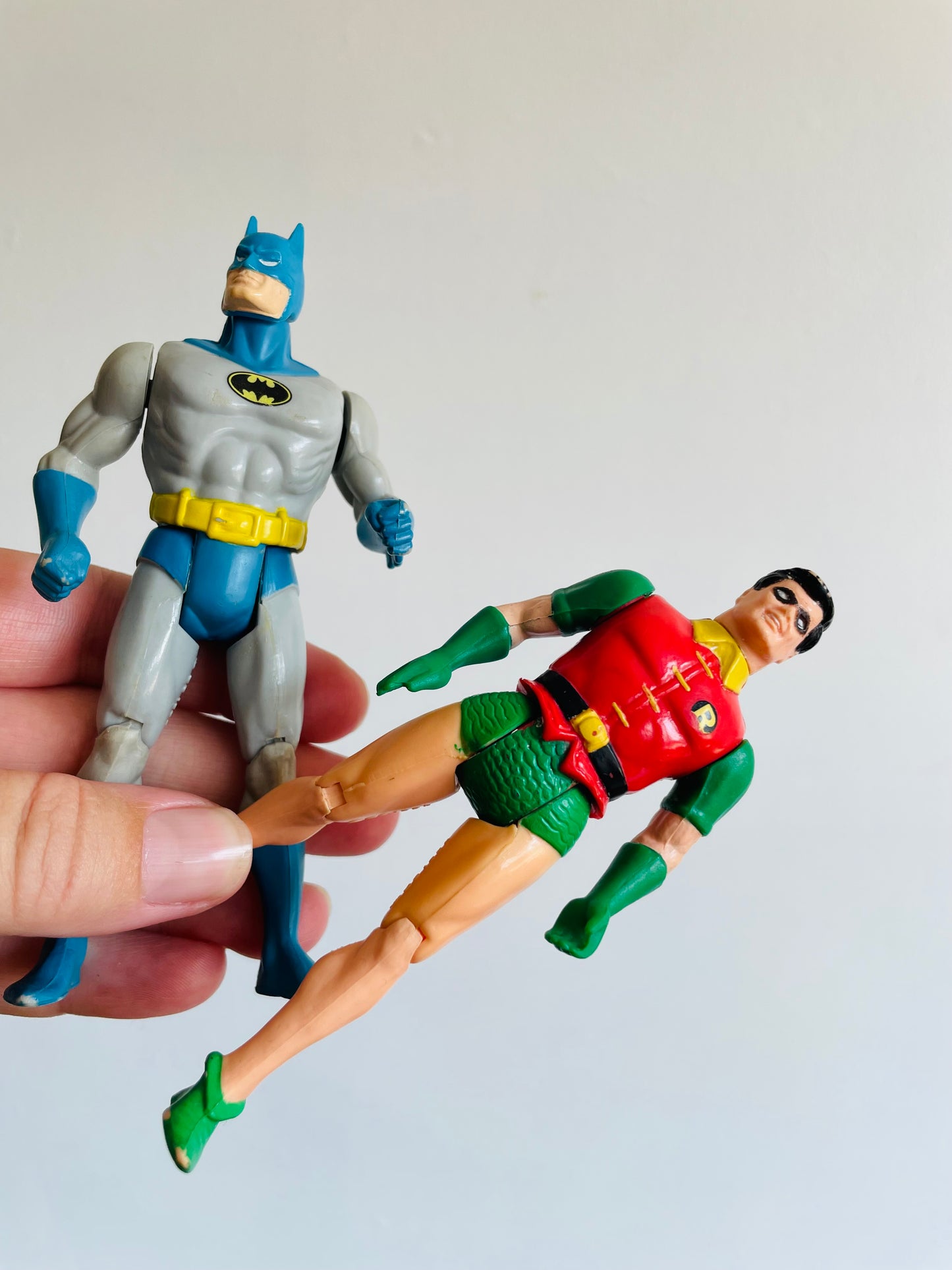 1984 DC Super Powers Batman & Robin Articulated Action Figures - Set of 2