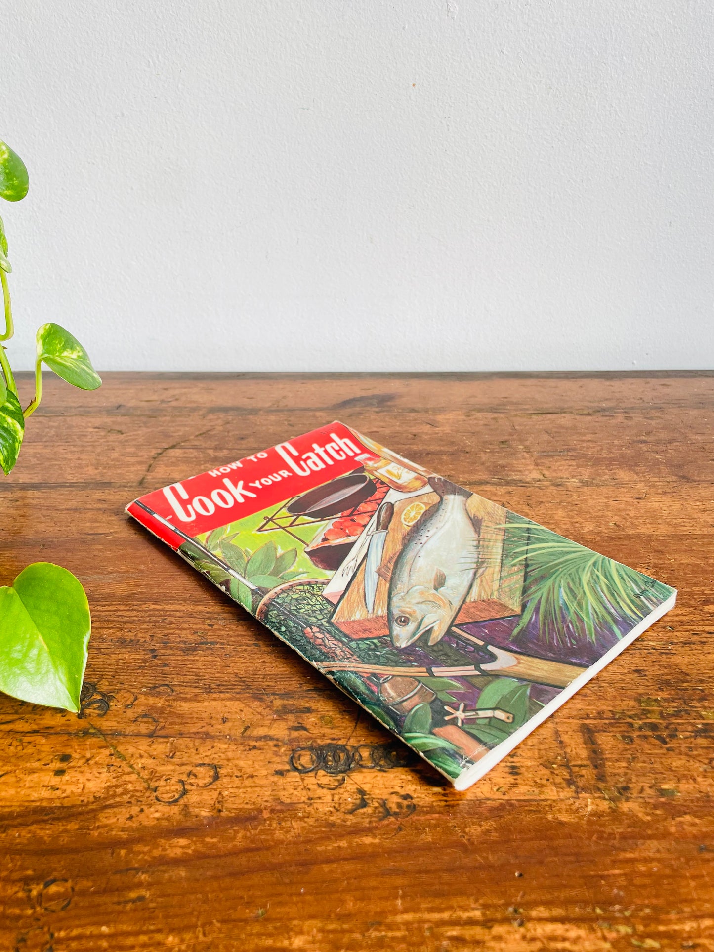Vintage How To Cook Your Catch Softcover Recipe Cookbook by Rube Allyn (1982)