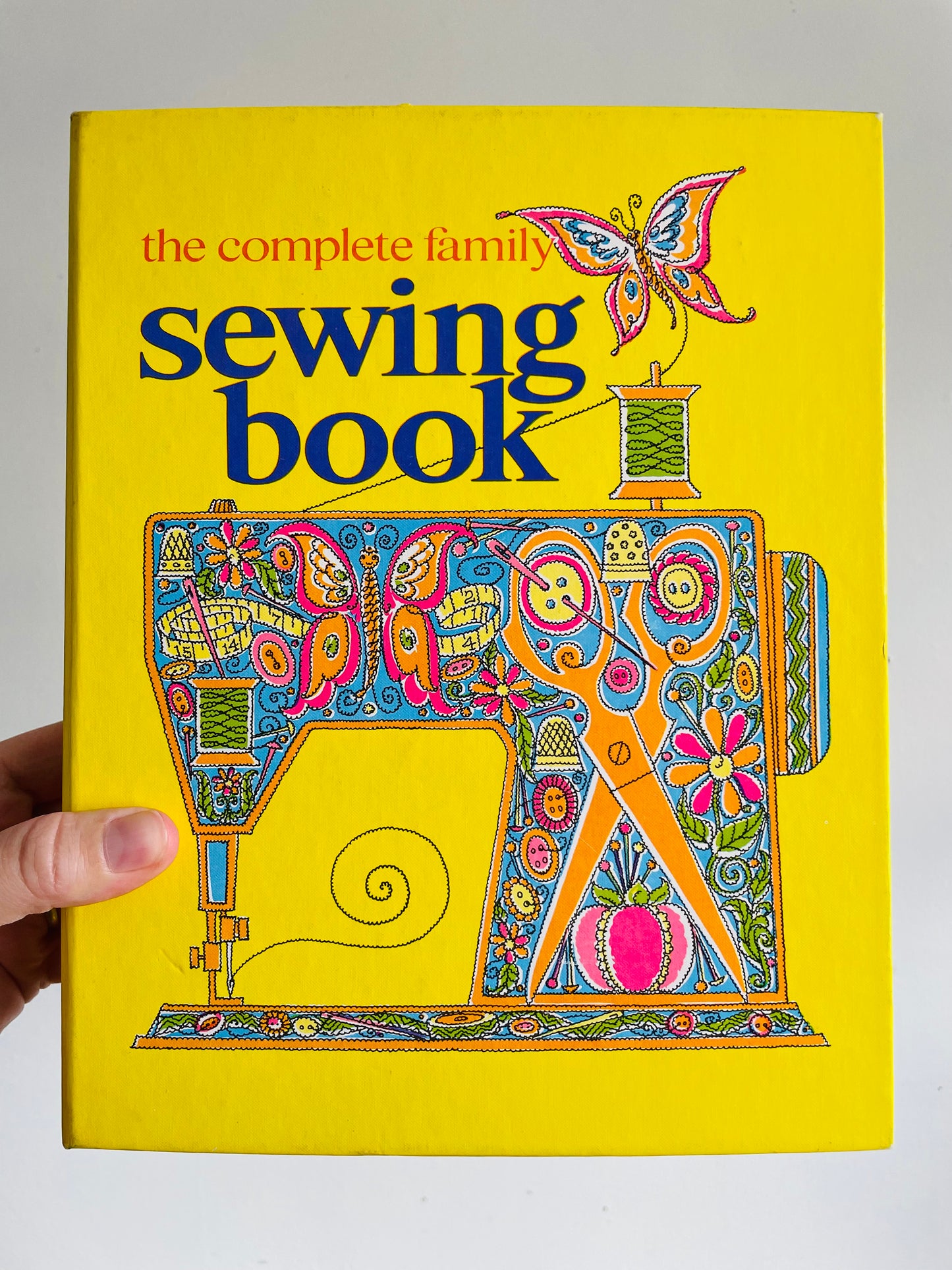 Vintage The Complete Family Sewing Book Binder (1971)
