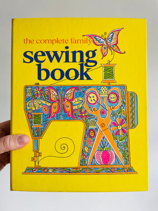 Vintage The Complete Family Sewing Book Binder (1971)
